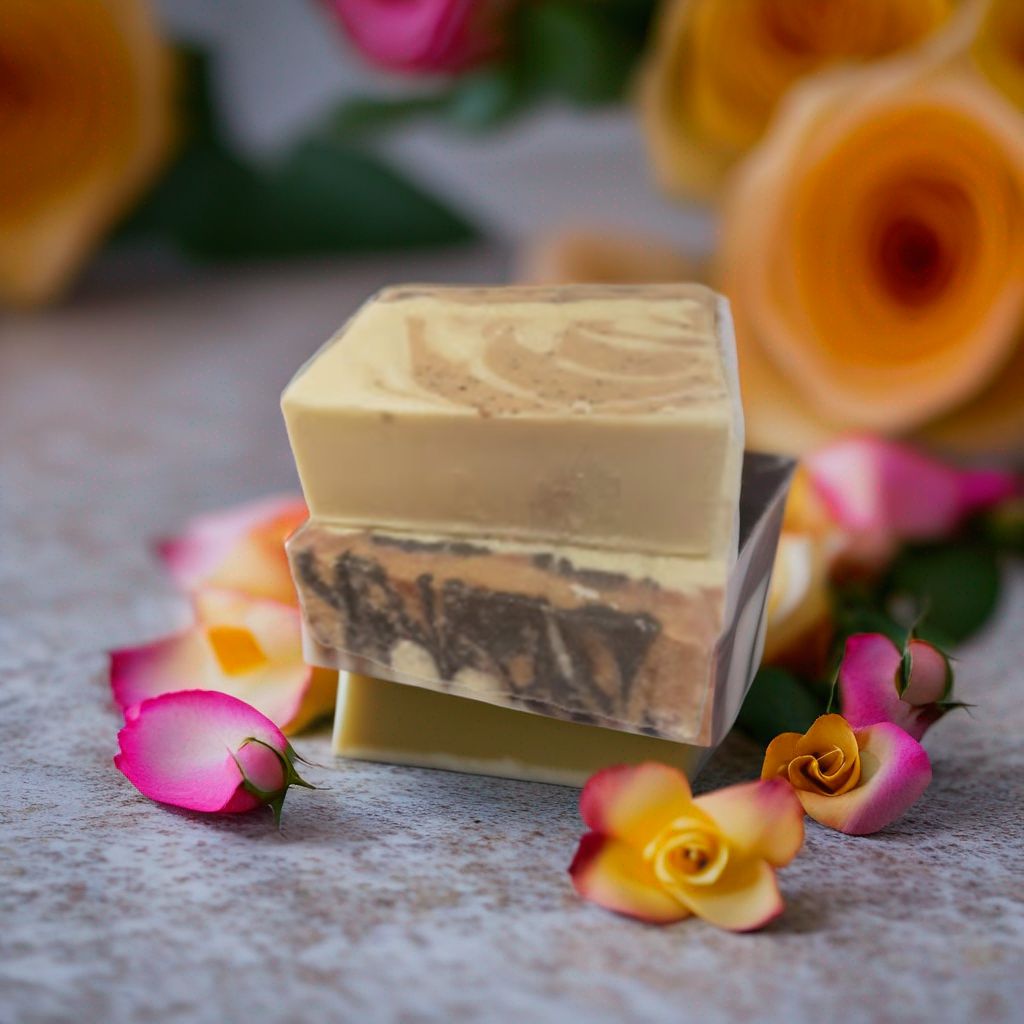 Lily Michael Rose & Sea Salts Handmade Beauty Soap Bar
